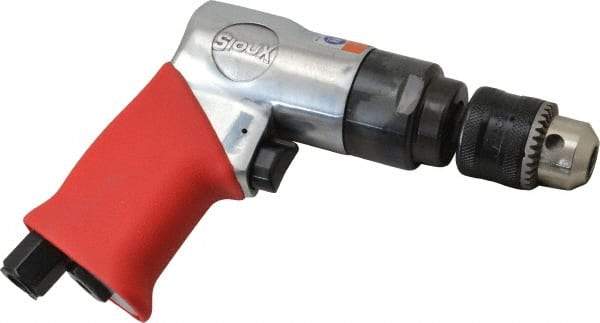 Sioux Tools - 3/8" Keyed Chuck - Pistol Grip Handle, 2,300 RPM, 0.33 hp - Makers Industrial Supply