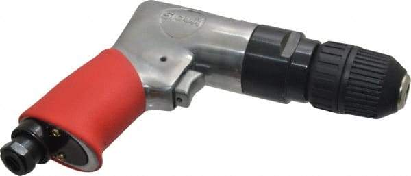 Sioux Tools - 3/8" Reversible Keyless Chuck - Pistol Grip Handle, 1,800 RPM, 0.47 hp - Makers Industrial Supply