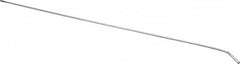 Schaefer Brush - 24" Long, 8-32 Female, Galvanized Steel Brush Handle Extension - 0.162" Diam, 8-32 Male, For Use with Tube Brushes & Scrapers - Makers Industrial Supply