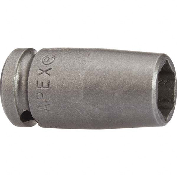 Apex - Impact Sockets Drive Size (Inch): 1/4 Size (Inch): 5/16 - Makers Industrial Supply