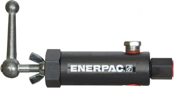 Enerpac - 1.94 GPM 3/8 Inlet Steel Hydraulic Control Valve - 10,000 psi, 3.12" Wide x 7.62" Long - Makers Industrial Supply