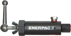 Enerpac - 1.94 GPM 3/8 Inlet Steel Hydraulic Control Valve - 10,000 psi, 3.12" Wide x 7.62" Long - Makers Industrial Supply