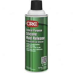 CRC - 16 Ounce Aerosol Can, Clear, General Purpose Mold Release - Food Grade, Silicone Composition - Makers Industrial Supply