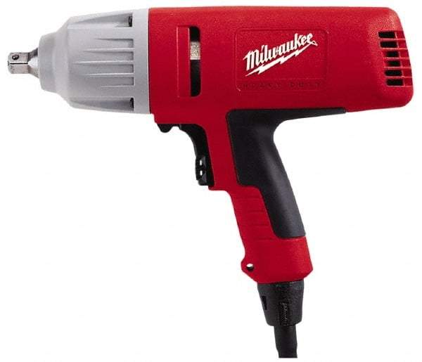 Milwaukee Tool - 1/2 Inch Drive, 300 Ft./Lbs. Torque, Pistol Grip Handle, 600 to 1,800 RPM, Impact Wrench - 7 Amps, 120 Volts - Makers Industrial Supply