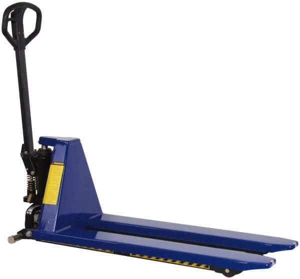 Value Collection - 2,200 Lb Capacity, 31-1/2" Lift Portable Skid Lifter - 3-1/2" Min Lift Height, 43" Fork Length x 20" Fork Width, 20" Overall Width - Makers Industrial Supply