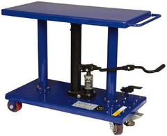 Value Collection - 1,000 Lb Capacity Hydraulic Lift Table - 30" to 47-1/2" Lift Height, 36" Platform Length x 18" Platform Width - Makers Industrial Supply