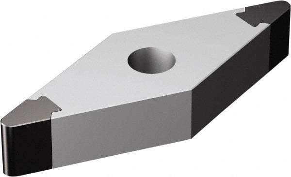 Sandvik Coromant - VNGA332 Grade 7025 Carbide Turning Insert - Uncoated, 35° Diamond, 3/8" Inscr Circle, 3/16" Thick, 1/32" Corner Radius - Makers Industrial Supply