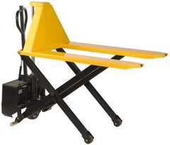 Value Collection - 3,000 Lb Capacity, 31" Lift Height, Battery Operated Lift - 3-1/3" Lowered Height, 13" Load Center, 43-1/4" Fork Length, 21" Overall Width - Makers Industrial Supply