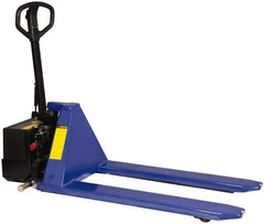 Value Collection - 2,200 Lb Capacity, 31" Lift Height, Battery Operated Lift - 3-1/3" Lowered Height, 13" Load Center, 43-1/4" Fork Length, 26-3/4" Overall Width - Makers Industrial Supply