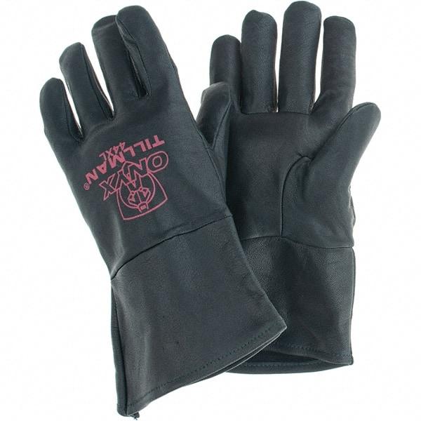 TILLMAN - Welder's & Heat Protective Gloves - UNLINED XL BLK 1/PR TOP GRAIN KIDSKIN TIG GLV - Makers Industrial Supply