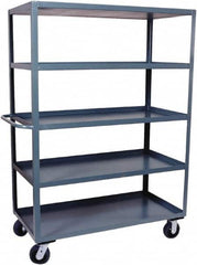 Jamco - 3,000 Lb Capacity, 30" Wide x 60" Long x 57-1/2" High Standard Utility Cart - 5 Shelf, Steel - Makers Industrial Supply