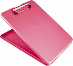 Saunders - 1-1/4" Long x 9-1/2" Wide, Clip Board - Pink - Makers Industrial Supply