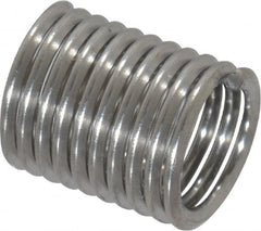 Recoil - M5x0.80 Metric Coarse, 10mm OAL, Free Running Helical Insert - 9-5/8 Free Coils, Tanged, Stainless Steel, Bright Finish, 2D Insert Length - Makers Industrial Supply