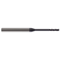 Harvey Tool - Square End Mills; Mill Diameter (mm): 0.80 ; Mill Diameter (Inch): 1/32 ; Mill Diameter (Decimal Inch): 0.0310 ; Length of Cut (Decimal Inch): 0.1550 ; Material: Solid Carbide ; Finish/Coating: AlTiN - Exact Industrial Supply