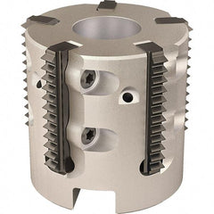 Vargus - 2.323" Cut Diam, 7.874" Max Depth of Cut, 1" Arbor Hole Diam, Internal/External Indexable Thread Mill - Insert Style 25S, 9 Inserts, Toolholder Style RTMC-D, 1.58" OAL - Makers Industrial Supply