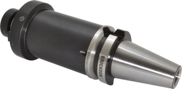 Kennametal - BT40 Taper Shank 1-1/4" Pilot Diam Shell Mill Holder - 5" Flange to Nose End Projection, 2.88" Nose Diam, 5/8-18 Lock Screw, Through-Spindle & DIN Flange Coolant - Exact Industrial Supply