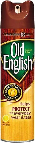 Old English - 12.5 Fluid Ounce Liquid Furniture Polish - Lemon Scent, Aerosol - Makers Industrial Supply