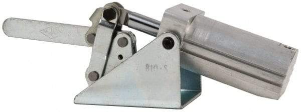 De-Sta-Co - 750 Lb Inner Hold Capacity, Horiz Mount, Air Power Hold-Down Toggle Clamp - 1/8 NPT Port, 145 Max psi, 99° Bar Opening, 45.47mm Height Under Bar - Makers Industrial Supply