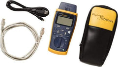 Fluke Networks - Universal Cable Tester - LCD Screen, RJ45 Connectors - Makers Industrial Supply