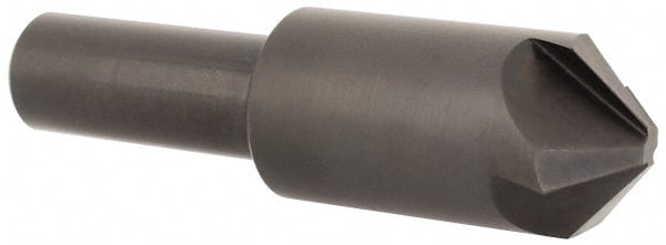 Hertel - 3/4" Head Diam, 1/2" Shank Diam, 4 Flute 100° High Speed Steel Countersink - Makers Industrial Supply