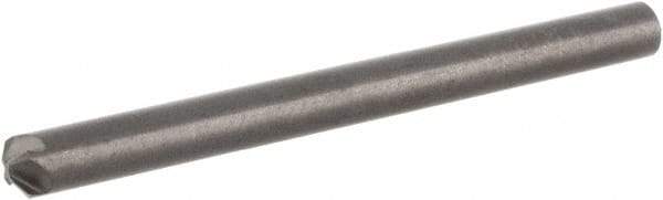 Hertel - 1/8" Head Diam, 1/8" Shank Diam, 4 Flute 120° High Speed Steel Countersink - 1-5/8" OAL, Straight Shank - Makers Industrial Supply