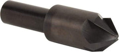 Hertel - 3/4" Head Diam, 1/2" Shank Diam, 4 Flute 82° High Speed Steel Countersink - 2-11/16" OAL, Straight Shank - Makers Industrial Supply