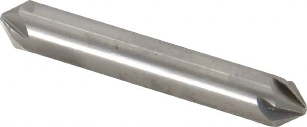 Hertel - 3/8" Head Diam, 3/8" Shank Diam, 6 Flute 82° High Speed Steel Countersink - Makers Industrial Supply