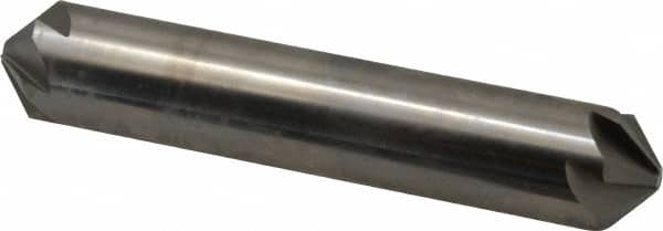 Hertel - 5/8" Head Diam, 5/8" Shank Diam, 6 Flute 100° High Speed Steel Countersink - Makers Industrial Supply