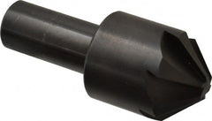 Hertel - 1-3/4" Head Diam, 1" Shank Diam, 6 Flute 90° High Speed Steel Countersink - Makers Industrial Supply