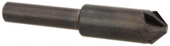 Hertel - 3/8" Head Diam, 1/4" Shank Diam, 6 Flute 90° High Speed Steel Countersink - Makers Industrial Supply