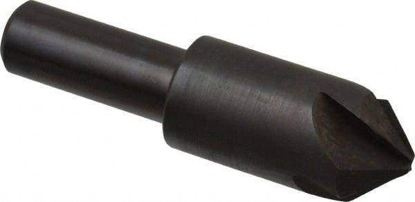 Hertel - 3/4" Head Diam, 1/2" Shank Diam, 4 Flute 90° High Speed Steel Countersink - Makers Industrial Supply