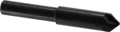 Hertel - 5/16" Head Diam, 1/4" Shank Diam, 4 Flute 90° High Speed Steel Countersink - 1-3/4" OAL, Straight Shank - Makers Industrial Supply