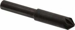 Hertel - 5/16" Head Diam, 1/4" Shank Diam, 6 Flute 90° High Speed Steel Countersink - Makers Industrial Supply