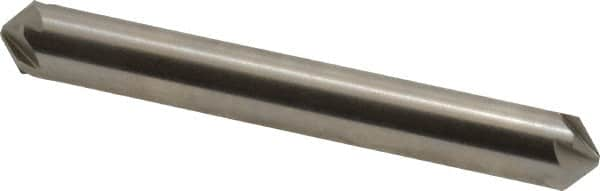 Hertel - 5/16" Head Diam, 5/16" Shank Diam, 6 Flute 100° High Speed Steel Countersink - 2-1/2" OAL, Straight Shank - Makers Industrial Supply