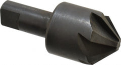 Hertel - 1-1/2" Head Diam, 3/4" Shank Diam, 6 Flute 90° High Speed Steel Countersink - Makers Industrial Supply