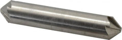 Hertel - 3/4" Head Diam, 3/4" Shank Diam, 6 Flute 90° High Speed Steel Countersink - 4" OAL, Straight Shank - Makers Industrial Supply