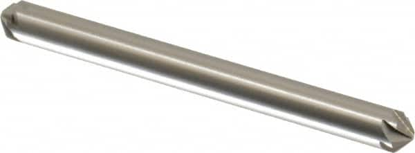 Hertel - 3/16" Head Diam, 3/16" Shank Diam, 6 Flute 100° High Speed Steel Countersink - Makers Industrial Supply