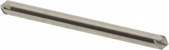 Hertel - 1/8" Head Diam, 1/8" Shank Diam, 4 Flute 90° Solid Carbide Countersink - 1-1/2" OAL, Straight Shank - Makers Industrial Supply