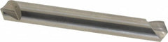 Hertel - 1/4" Head Diam, 1/4" Shank Diam, 1 Flute 120° Solid Carbide Countersink - Makers Industrial Supply