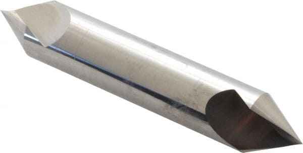 Hertel - 5/8" Head Diam, 5/8" Shank Diam, 1 Flute 60° Solid Carbide Countersink - Makers Industrial Supply