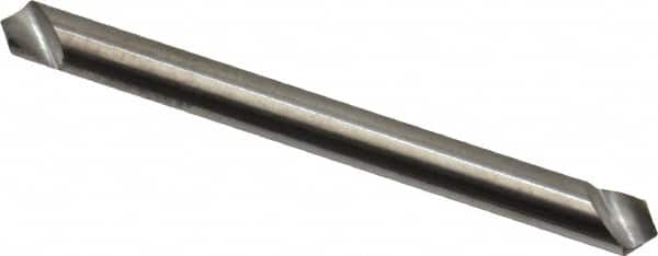 Hertel - 1/8" Head Diam, 1/8" Shank Diam, 1 Flute 100° Solid Carbide Countersink - Makers Industrial Supply