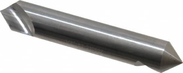 Hertel - 1/2" Head Diam, 1/2" Shank Diam, 1 Flute 82° Solid Carbide Countersink - Makers Industrial Supply