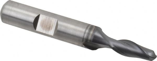 Hertel - 3/8" Head Diam, 3/8" Shank Diam, 4 Flute 120° Solid Carbide Countersink - 2-1/2" OAL, Straight Shank - Makers Industrial Supply