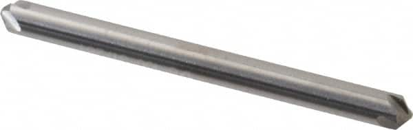 Hertel - 1/8" Head Diam, 1/8" Shank Diam, 4 Flute 100° Solid Carbide Countersink - Makers Industrial Supply