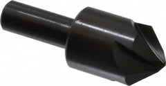 Hertel - 1" Head Diam, 1/2" Shank Diam, 4 Flute 90° High Speed Steel Countersink - Makers Industrial Supply