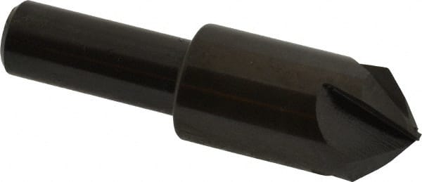 Hertel - 3/4" Head Diam, 1/2" Shank Diam, 4 Flute 90° High Speed Steel Countersink - Makers Industrial Supply