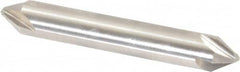 Hertel - 3/8" Head Diam, 3/8" Shank Diam, 4 Flute 60° High Speed Steel Countersink - 2-1/2" OAL, Straight Shank - Makers Industrial Supply