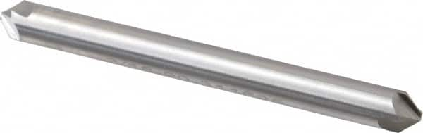 Hertel - 3/16" Head Diam, 3/16" Shank Diam, 4 Flute 90° High Speed Steel Countersink - 1-7/8" OAL, Straight Shank - Makers Industrial Supply