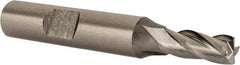 Hertel - 1/4", 4 Flute, Cobalt, 0.03" Corner Radius End Mill - 2-7/16" OAL, Right Hand Flute, 5/8" LOC, Right Hand Cut - Makers Industrial Supply