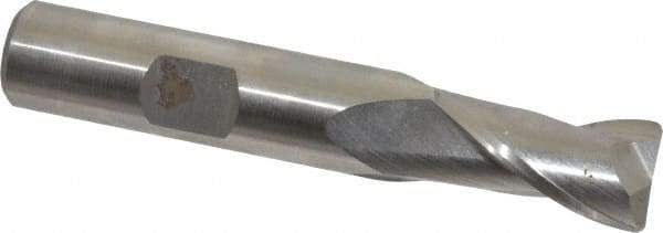 Hertel - 1/2", 2 Flute, Cobalt, 0.045" Corner Radius End Mill - 3" OAL, Right Hand Flute, 1" LOC, Right Hand Cut - Makers Industrial Supply